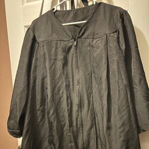 Graduation Cap and Gown, Size for 5'1"-5'3", Black